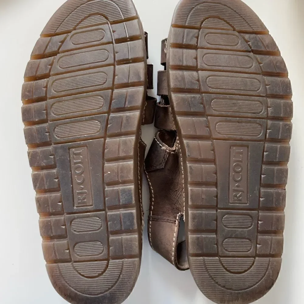 RJ Colt Leather Sandals Size 11 EUC